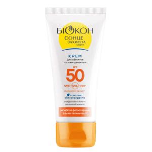 БИОКОН 360123 КРЕМ СОЛ/ЗАЩ Д/ЛИЦА И ЗОНЫ ДЕКОЛЬТЕ SPF50 60МЛ  3399