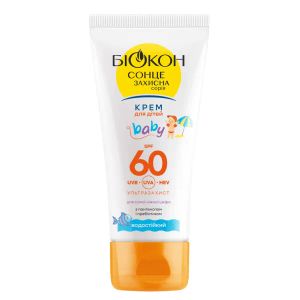 БИОКОН 360119 КРЕМ СОЛ/ЗАЩ ДЛЯ ДЕТЕЙ BABY SPF60 60МЛ  3382