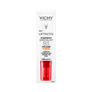 Антивозрастной крем Vichy Лифтактив Пигмент Специалист В3 SPF50+ для коррекции пигментных пятен и темных кругов вокруг глаз 15 мл