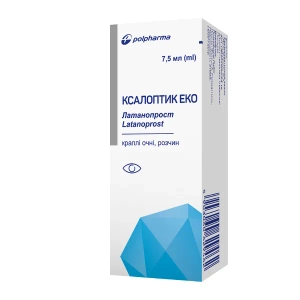 КСАЛОПТИК ЭКО КАПЛИ ГЛАЗ. 50МКГ/МЛ 7,5 МЛ №1