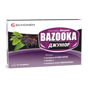 Базука Джуніор льодяники №24