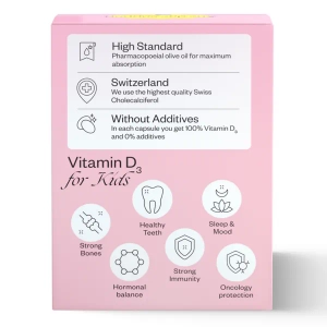 Кідс Вітамін Д3 1000 МО Perla Helsa Перла Хелса KIDS капсули №60