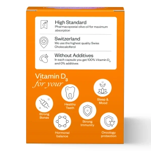 Вітамін Д3 Ультра 5000 МО Perla Helsa Перла Хелса капсули №60