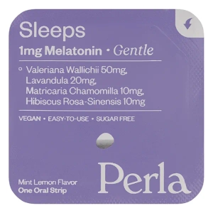 Мелатонин конфеты 1 мг Perla Helsa Перла Хелса со вкусом мяты и лимона №30