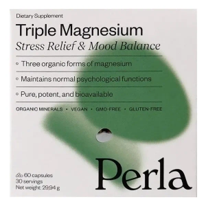 Антистрес Triple Magnesium Потрійний Магній Perla Helsa Перла Хелса капсули №60