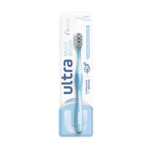 Зубная щетка Феско Fesco Ultra Multibrush Soft мягкая голубая №1