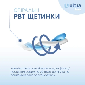 Зубная щетка Феско Fesco Ultra Multibrush Soft мягкая голубая №1