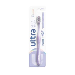 Зубная щетка Феско Fesco Ultra Multibrush Soft мягкая фиолетовая №1
