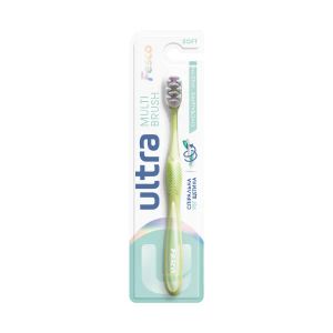 Зубная щетка Феско Fesco Ultra Multibrush Soft мягкая салатовая №1