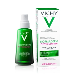 Набор-догляд для проблемної шкіри Vichy Normaderm: Гель для глибокого очищення шкіри Нормадерм Фітосолюшн 200 мл та Щоденний флюїд Нормадерм Фітосолюшн подвійної дії 50 мл
