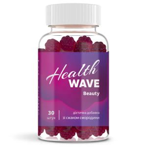 ХелсВейв HealthWave Бьюти со вкусом смородины пастилки жевательные №30