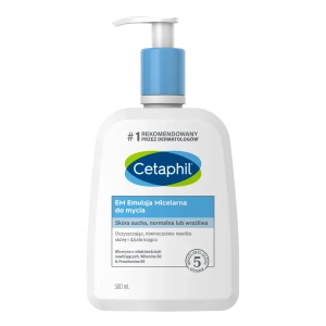 Мицеллярная эмульсия Цетафил Cetaphil для очищения нормальной, сухой и чувствительной кожи 500 мл