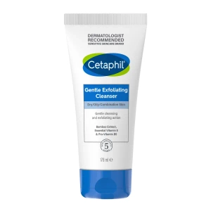 Нежный гель-эксфолиант для очищения Цетафил Cetaphil сухой, жирной и комбинированной кожи лица 178 мл