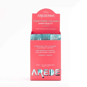 Аредерма питний морський колаген з пробіотиками Розумна краса для шкіри, нігтів і волосся в стіках 15 мл №28