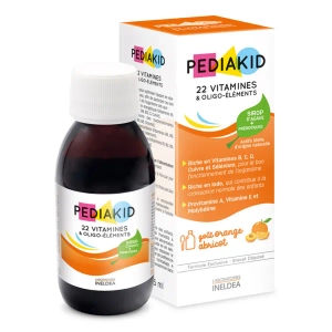 Педіакід PEDIAKID 22 Vitamines & Oligo-Elements сироп для здорового фізичного розвитку 22 вітаміни та мікроелементи 125 мл