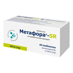 Метафора-SR таблетки пролонгованої дії 500 мг №60