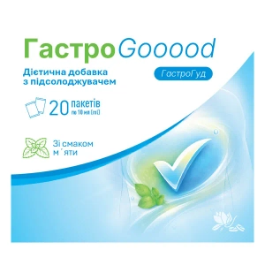 ГастроGooooD ГастроГуд суспензия со вкусом мяты с подсластителем в саше №20