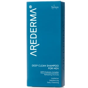 Шампунь для мужчин Аредерма DEEP CLEAN для глубокого очищения с пробиотиками 250 мл
