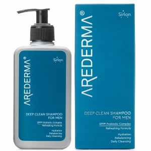 Шампунь для мужчин Аредерма DEEP CLEAN для глубокого очищения с пробиотиками 250 мл