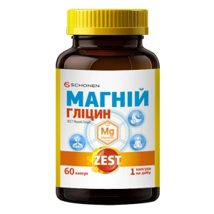 ЗЕСТ МАГНИЙ ГЛИЦИН КАПС. №60