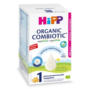 Детская сухая молочная смесь HiPP Organic Combiotic 1 с рождения 900 г