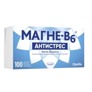 Магне-В6 Антистресс таблетки покрытые оболочкой №100