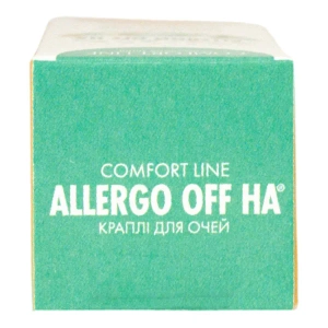 Комфорт Лайн Comfort Line Allergo Off HA глазные капли на основе дистиллированной воды василька 10 мл