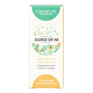 Комфорт Лайн Comfort Line Allergo Off HA глазные капли на основе дистиллированной воды василька 10 мл