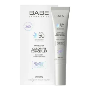 BABE(БАБЕ) 2838 КОНСИЛЕР АДАПТ.ЦВЕТ ПЕПТИДЫ ФИЗ.ФИЛЬТРЫ SPF50 12МЛ