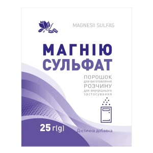Магнію Сульфат порошок для приготування розчину 25 г
