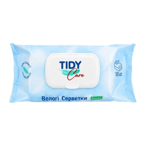 Вологі серветки Tidy Care Дитячі з клапаном №100