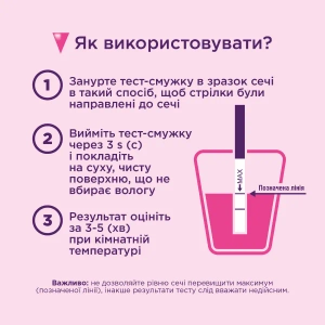 Тест-полоска для определения беременности EVITEST красный №1