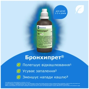 Бронхипрет сироп флакон 50 мл