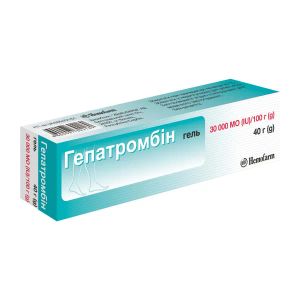 Гепатромбін гель 30000 мо/100 г туба 40 г