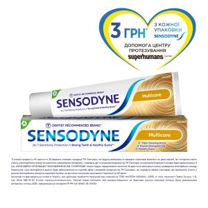 Зубная паста Sensodyne Total Care комплексная защита 75 мл