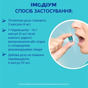 Имодиум капсулы 2 мг №20