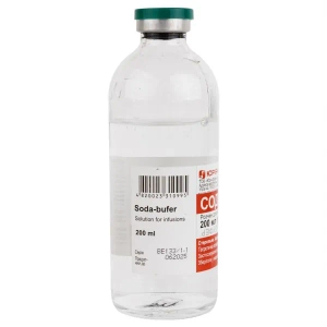 Сода-буфер розчин для інфузій 4,2% пляшка 200 мл