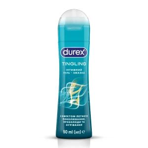 Інтимна гель-змазка Durex play Tingling з ефектом морозного поколювання 50 мл