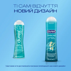 Інтимна гель-змазка Durex play Tingling з ефектом морозного поколювання 50 мл