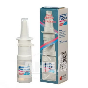 Санорин спрей назальний розчин 0,5 мг/мл флакон 10 мл