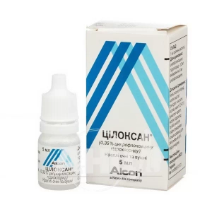Цілоксан краплі очні/вушні 0,35 % флакон-крапельниця 5 мл
