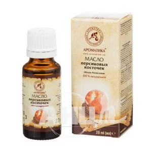 Масло Ароматика персиковых косточек натуральное растительное 20 мл