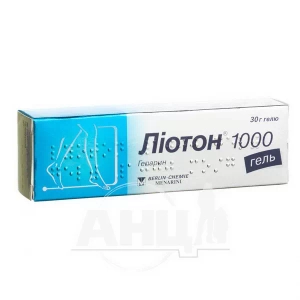 Ліотон 1000 гель туба 30 г
