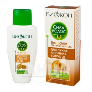 Бальзам-ополіскувач Біокон Сила Волосся для сухого та ламкого волосся 215 мл