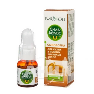 Сироватка Біокон Сила Волосся для сухих і ламких кінчиків волосся 25 мл