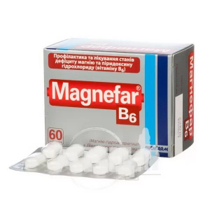 Магнефар В6 таблетки №60