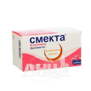 Смекта Клубника порошок для оральной суспензии 3 г пакет №12