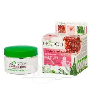 Дневной крем Биокон увлажнение+антистресс натуральный уход 50 мл