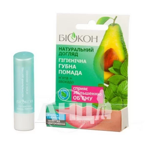 Гигиеническая губная помада Биокон мята + авокадо 4,6 г