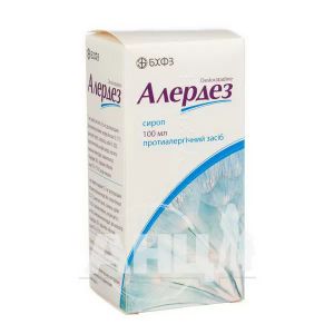 Алердез сироп 0,5 мг/мл флакон 100 мл